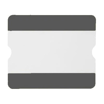 Samolepicí vyznačovací kapsy WT-5118, A5 otevřená – PVC, tmavě šedá, 216×231 mm, balení 10 ks