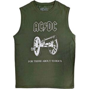 AC/DC About To Rock Green L Риза (ACDCTANK06MGR03)