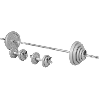 Gorilla Sports Sada činiek s pružinovými zámkami 100 kg