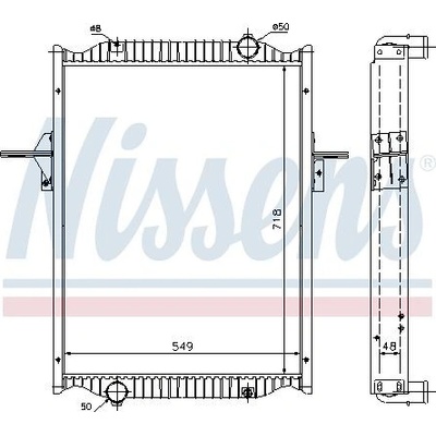 NISSENS 637648 Chladič, chlazení motoru (637648)