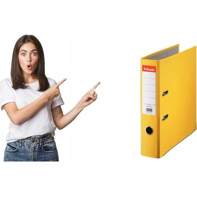 Esselte Economy pákový pořadač A4 7,5 cm žlutý