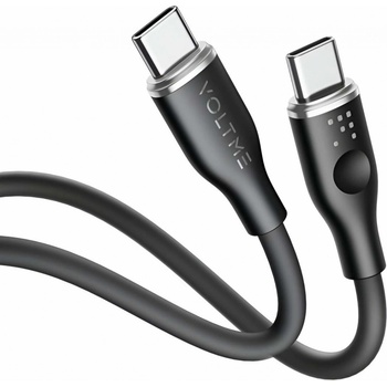 Voltme C2022 Powerlink Moss USB-C/ USB-C, 1m, černý
