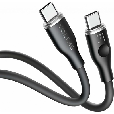 Voltme C2022 Powerlink Moss USB-C/ USB-C, 1m, černý