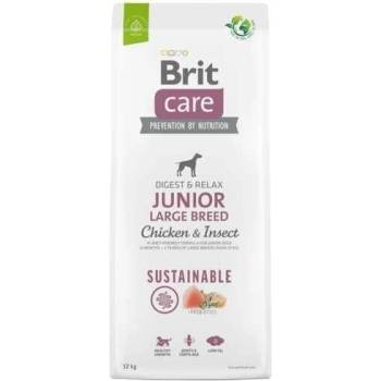 Brit Care Sustainable Junior Large Breed Chicken & Insect 12 kg
