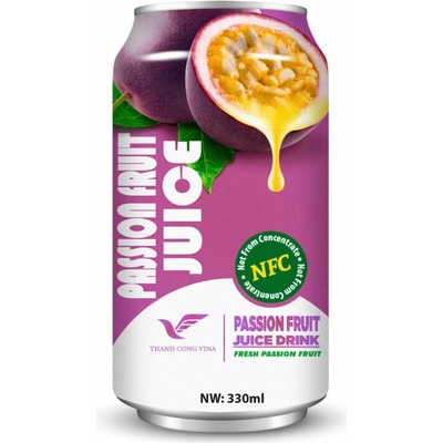 NPV Fruit juice Passion fruit plech 330 ml