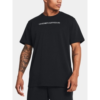 Under Armour ua hw logo overlay emb ss black 1382903-001 čierne
