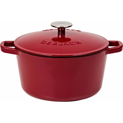 Gerlach Litinový hrnec s pokl. NATUR 21 cm 3 l burgundy 9954072
