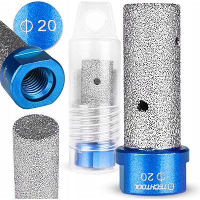 DIAMANTOVÝ FRÉZOVACÍ KOTÚČ NA BETÓN, GRES, OBKLADY, BRÚSKY 20 MM M14 TECHTOOL