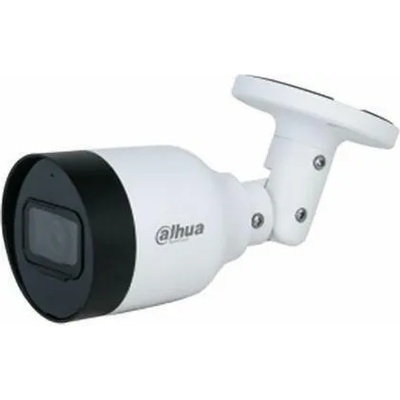 IP камера Dahua IPC-HFW1830S-0280B-S6, насочена "bullet" камера, 8Mpix(3840x2160@15FPS), 2.8mm обектив, H. 265+/H. 265/H. 264+/H. 264/H. 264B/MJPEG, IR осветеност (до 30 метра), външна IP67, PoE, микрофон (IPC-HFW1830S-0280B-S6)