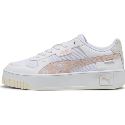 Puma CRAFTED dámska vychádzková obuv CARINA STREET LUX FLOWERS biela béžová lososová