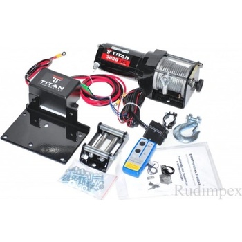 Image 1 of Лебедка 3000 Либри, 12V, електрическа, Titan (GY00005244)