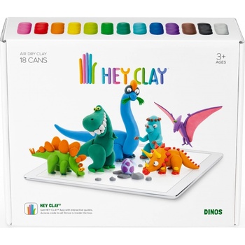 TM Toys Hey Clay SE006 Sada Dinosauri