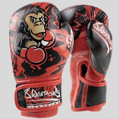 8Weapons Детски Боксови Ръкавици 8 Weapons Joe Black/Red - 8 oz