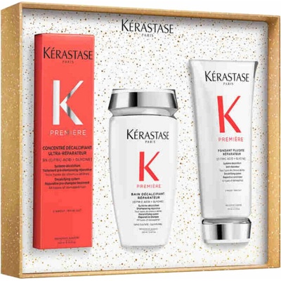 Kérastase Première dárková sada předšamponová péče 250 ml + šampon 250 ml + kondicionér 200 ml