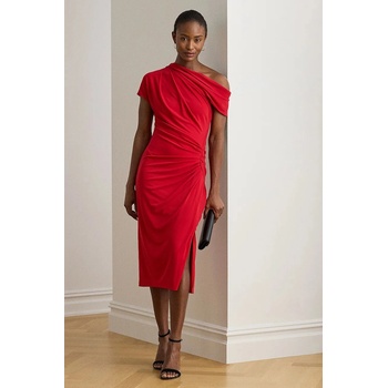 Ralph Lauren Рокля Lauren Ralph Lauren в червено среднодълга с кройка по тялото 200980223 (200980223)