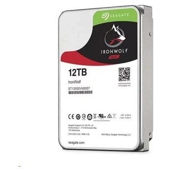 Seagate IronWolf 12TB, 256MB, SATAIII, 7200rpm, ST12000VN0007