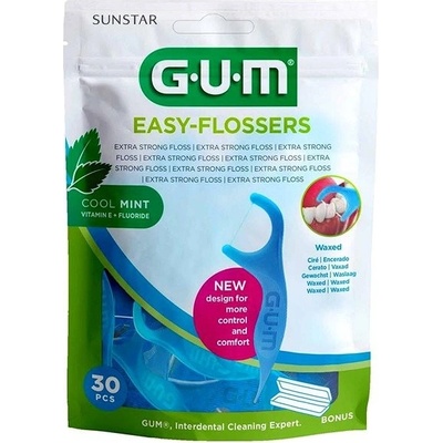 GUM Easy Flosser Cool Mint 30 ks