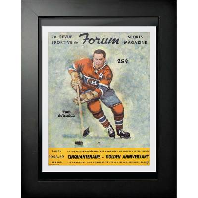 Mustang Obraz v rámu Montreal Canadiens NHL Program Cover Forum Magazine Tom Johnson 1958 – Hledejceny.cz