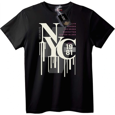 NOONEBRAND Тениска NYC 1981 Градска - 3XL, Black