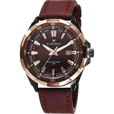 Naviforce Часовник naviforce pe-29590 - Кафяво / Злато Розово kp29590 (pe-29590)