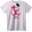 NOONEBRAND Тениска Сладко момиче LV лого - M, White