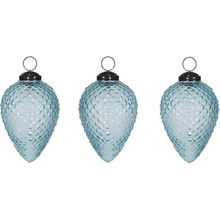 Garden Trading Závesná ozdoba Elkstone Baubles Tarn Blue set 3 ks