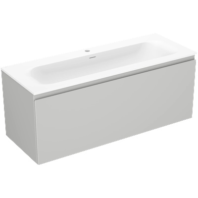 Mexen Orio баня шкаф 120 см с мивка Vela, 1 чекмедже, сиво мат/бяло мат - 91A10-12047-1-BF62-W23M01 (91A10-12047-1-BF62-W23M01)