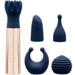 Pillow Talk Secrets Choices 6-частов комплект мини масажор Navy Blue Rose Gold (P24380)