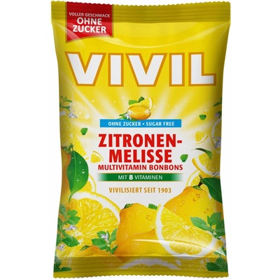 Vivil Multivit.citron+meduňka+8 vit.bez cukru 120 g