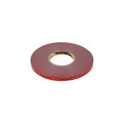 Páska upevňovací W 12mm L 33m Thk 0,6mm akrylové šedá 25N/cm