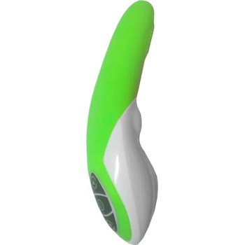 Image 1 of X Fun Луксозен вибратор и стимулатор "eni green" 7.5 см