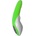 X Fun Луксозен вибратор и стимулатор "eni green" 7.5 см