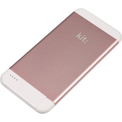 Kit Executive Power Bank 4100mAh - външна батерия 4100mAh с вграден MFI Lightning кабел за Apple продукти (розово злато)