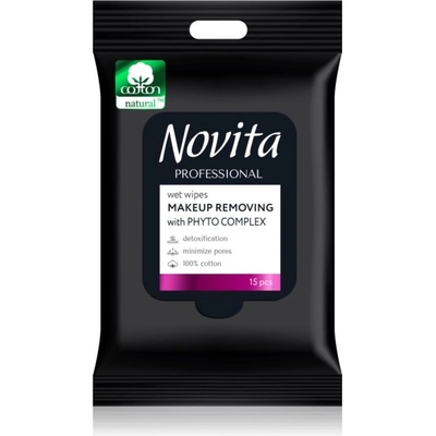 Novita vlhčené odličovací ubrousky PHYTO complex 15 ks