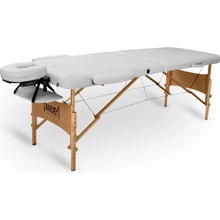 Tandem Basic-2 drevené masážne lehátko Farba: biela 195*70 cm / 13,1 kg / 13 farieb