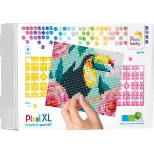 Pixelhobby Мозайка с пиксели XL, Pixelhobby, 40x50 пиксела - Тукан (28014)