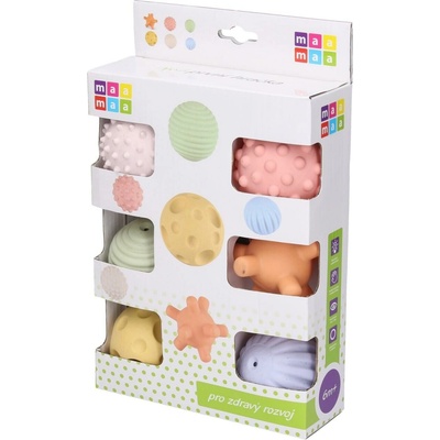 Wiky Maamaa Mäkké pískacie loptičky set 6ks 5 5 cm WKW038263