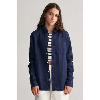 Gant Reg. Linen Ls Bd Shirt modrá