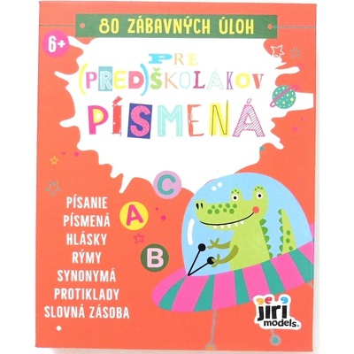 Stieracie kartičky pre pred školákov Písmená 80 úloh