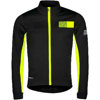 FORCE zimná bunda FROST softshell čierna-fluo veľkosť 5XL