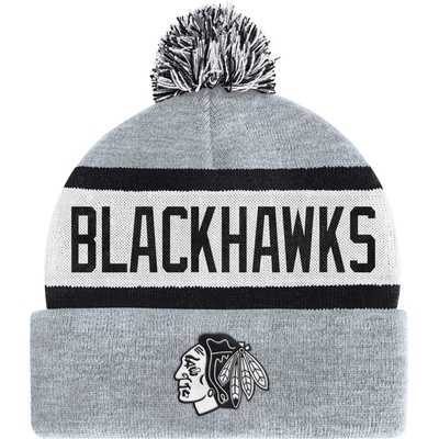 Fanatics pánska zimná čiapka Chicago Blackhawks Biscuit Knit Skull