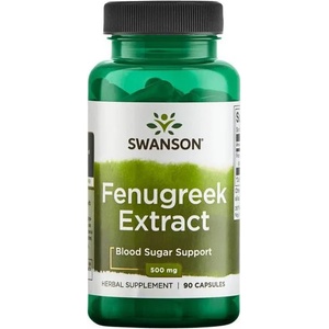 Swanson Fenugreek Extract, 500 mg, 90 капсули, Swanson (SWH142)