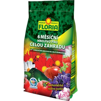 AGRO FLORIA 6 Měsíční hnojivo pro celou zahradu 200 g
