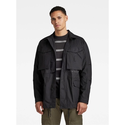 G Star Men's Field Structured Overshirt - Dk Black