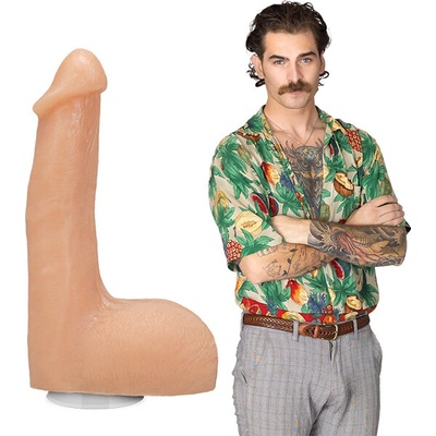 Doc Johnson Signature Cocks The Flesh Mechanic ULTRASKYN Vac-U-Lock 7.5" Vanilla