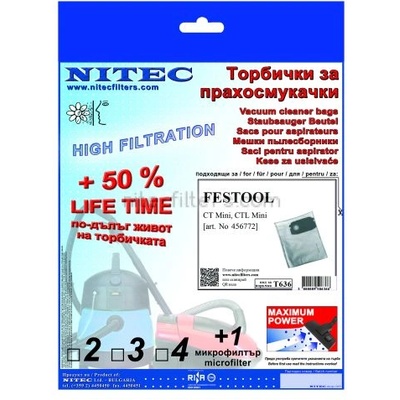 NITEC Торбички за прахосмукачки НИТЕК, код Т636