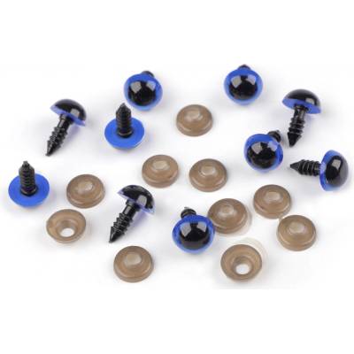 Prima-obchod Oči s pojistkou Ø12 mm, barva 4 modrá delta