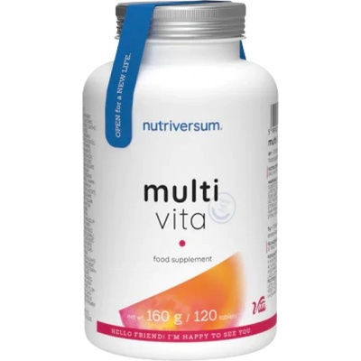 Nutriversum Multi Vita | Vitamins & Minerals Daily Formula [120 Таблетки]