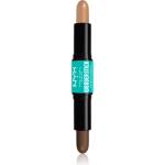 NYX Professional Makeup Wonder Stick Dual Face Lift двустранна контурираща писалка цвят 05 Medium Tan 2x4 гр