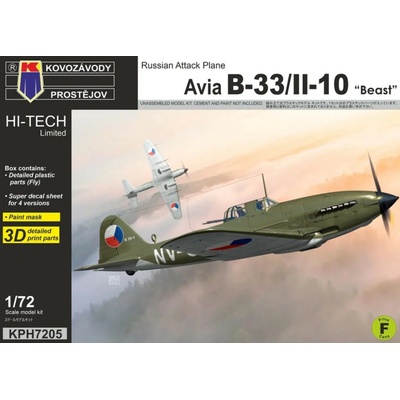 Kovozávody Prostějov 1/72 Avia B-33/IL-10 "Beast"